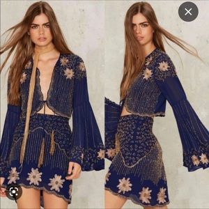 ISO Nasty Gal bead your love set skirt and top